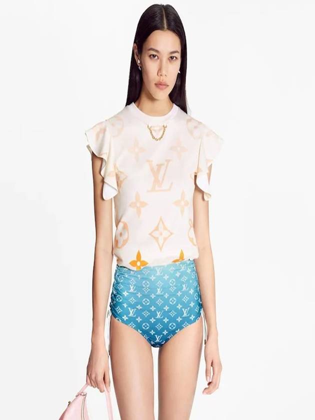 Ombre flounce sleeve short 1A8RPM M - LOUIS VUITTON - BALAAN 7