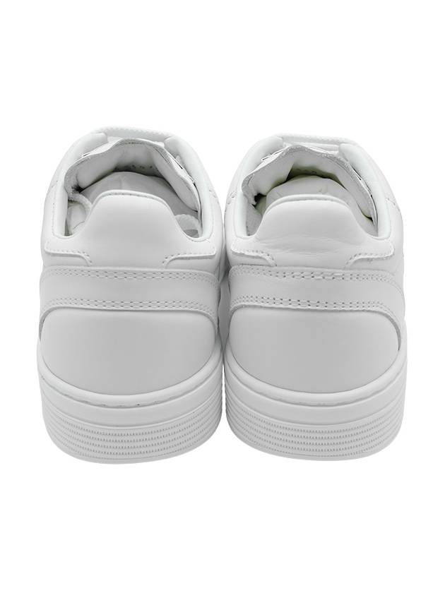 CC Logo Calfskin Low Top Sneakers White - CHANEL - BALAAN 5