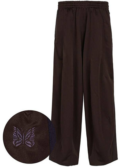 Dark Brown HD Wide Track Poly Smooth Pants PU277 B 00024 - NEEDLES - BALAAN 2