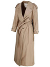 The Cube Belt Trench Coat Beige - MAX MARA - BALAAN 4