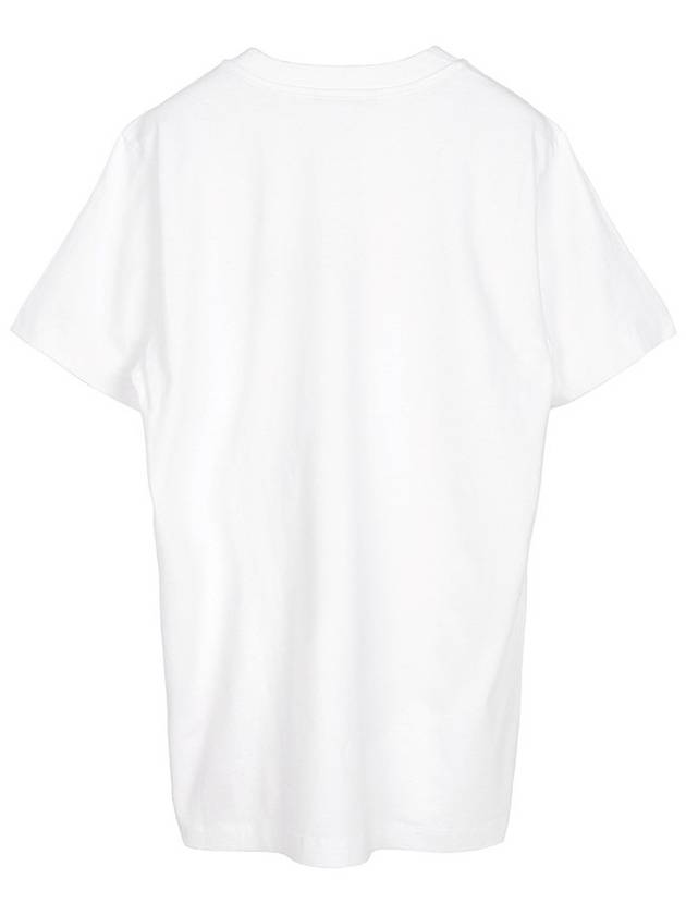 3D Logo Print Cotton Short Sleeve T-Shirt White - MARNI - BALAAN 3