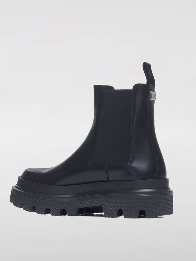 Men's Leather Chelsea Boots Black - DOLCE&GABBANA - BALAAN 4