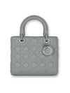 Lady Bag Medium Ultramatte Stone Gray M0565ILOI M41G - DIOR - BALAAN 1