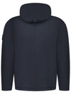 Techno Fabric Hooded Jacket Navy - STONE ISLAND - BALAAN 4