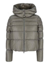 Resort Down Hooded Padding Grey - HERNO - BALAAN 1