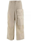 Pantalone Cargo Straight Pants Beige - TEN C - BALAAN 2