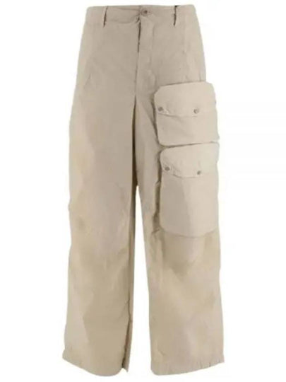 Pantalone Cargo Straight Pants Beige - TEN C - BALAAN 2