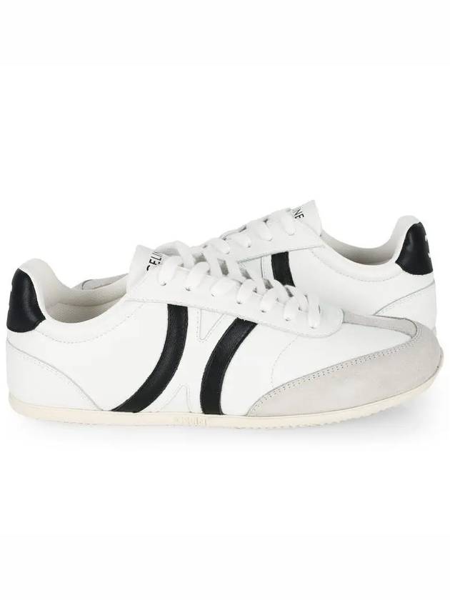 JoGGer Triomphe Calfskin Low Top Sneakers White - CELINE - BALAAN 2