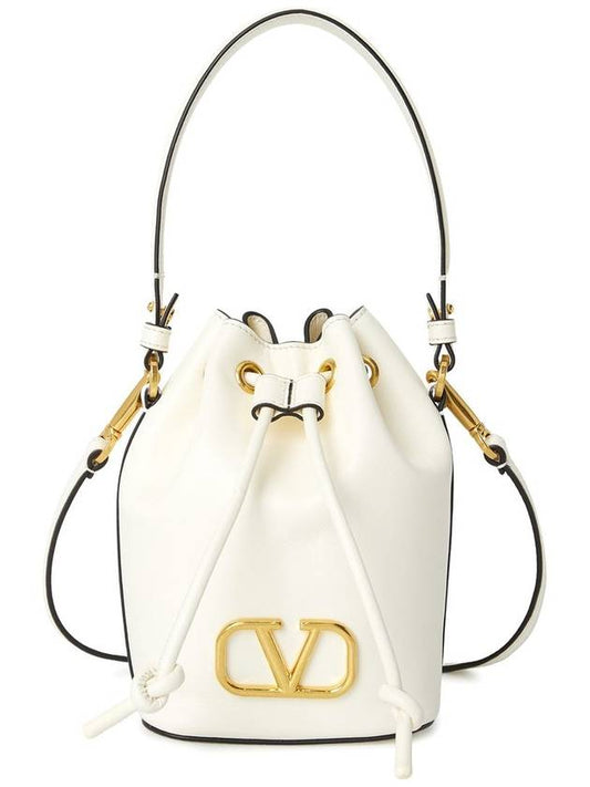 V Logo Signature Women s Bucket Bag P0Z44VNL 098 - VALENTINO - BALAAN 1