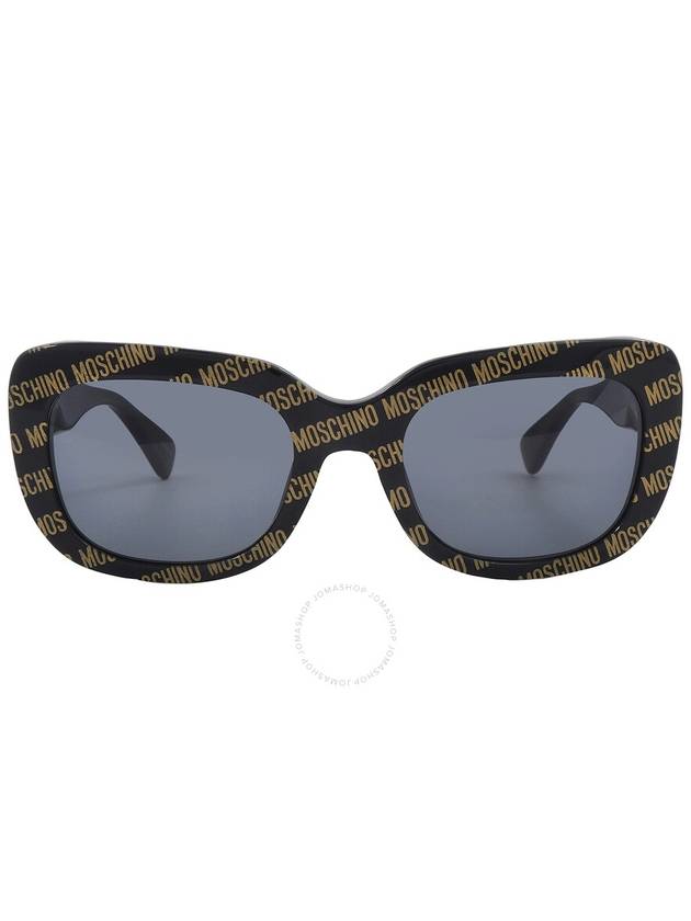 Moschino Grey Butterfly Ladies Sunglasses MOS132/S 07RM/IR 53 - MOSCHINO - BALAAN 1