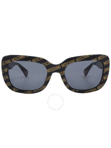 Moschino Grey Butterfly Ladies Sunglasses MOS132/S 07RM/IR 53 - MOSCHINO - BALAAN 1