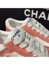 women cc logo jenny sneakers tennis pink suede - CHANEL - BALAAN 6