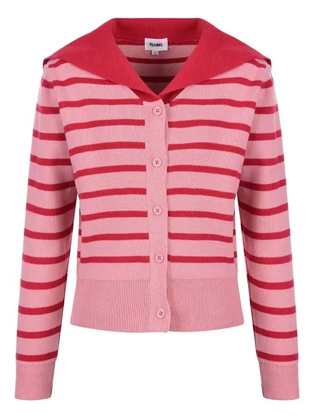 Sailor collar striped cardigan MK3AD304 - P_LABEL - BALAAN 4