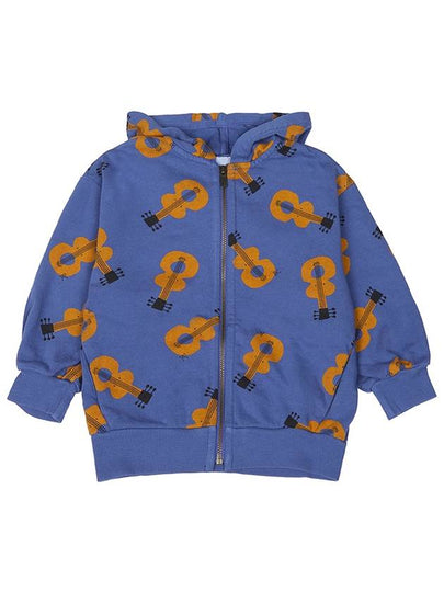 Kids Acoustic Guitar All-Over Hooded Jacket Blue - BOBO CHOSES - BALAAN 2