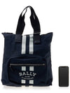 Pali Nylon Tote Bag Navy - BALLY - BALAAN 7