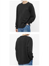 Men's Face Patch Sweatshirt Black - ACNE STUDIOS - BALAAN 6