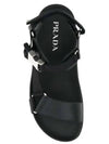 Sporty Leather Re-Nylon Tape Sandals Black - PRADA - BALAAN 2