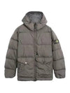 Crinkle Reps Re-Nylon Down Padding Grey - STONE ISLAND - BALAAN 3