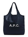 Ninon logo print tote bag navy - A.P.C. - BALAAN 2