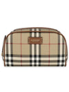 Check Pouch Bag Beige - BURBERRY - BALAAN 3