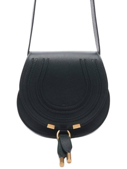 Marcie Saddle Small Grained Leather Cross Bag Dark Green - CHLOE - BALAAN 2