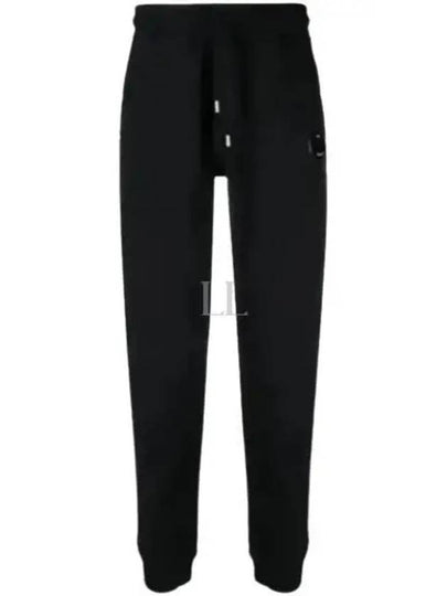 Light Fleece Utility Track Pants Black - CP COMPANY - BALAAN 2