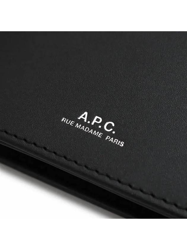 New London Logo Bicycle Wallet Black - A.P.C. - BALAAN.