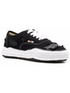 Baker OG Sole Broken Low Top Sneakers Black - MAISON MIHARA YASUHIRO - BALAAN 3