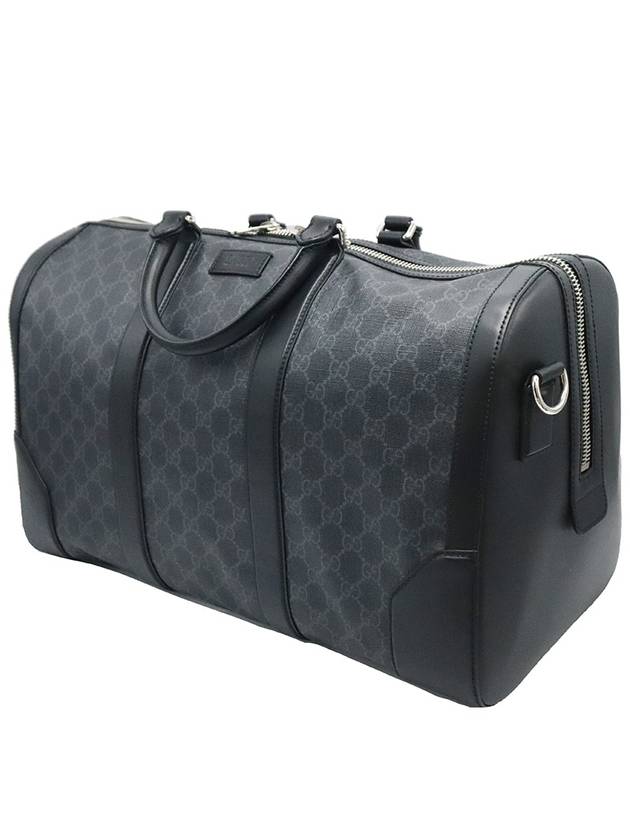 Gucci 474131 Black GG Soft Supreme Canvas Carry On Duffle Bag Travel 2WAY - GUCCI - BALAAN 3