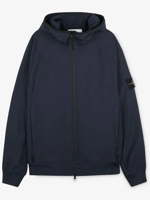 Soft Shell Technology Wappen Patch Track Jacket Navy - STONE ISLAND - BALAAN 3