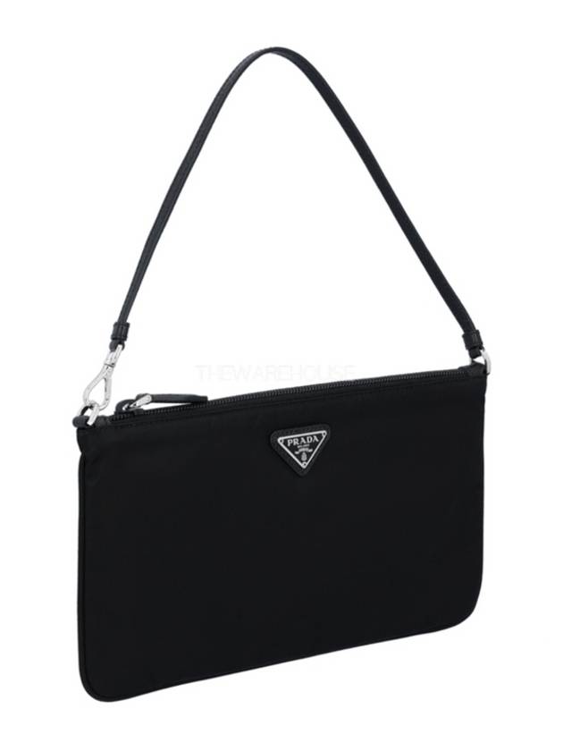 Re-Nylon Trim Mini Shoulder Bag Black - PRADA - BALAAN 3