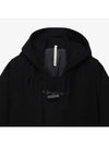 Cashmere muffler duffel coat black - NOIRER FOR WOMEN - BALAAN 5