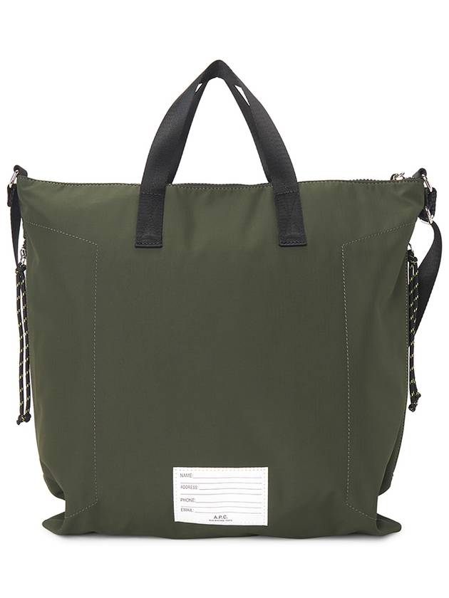 Treck Tote Bag Dark Khaki - A.P.C. - BALAAN 4