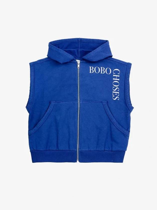 kids hoodie zip up Bobo Choses sleeveles zipped B224AC059 - BOBO CHOSES - BALAAN 2