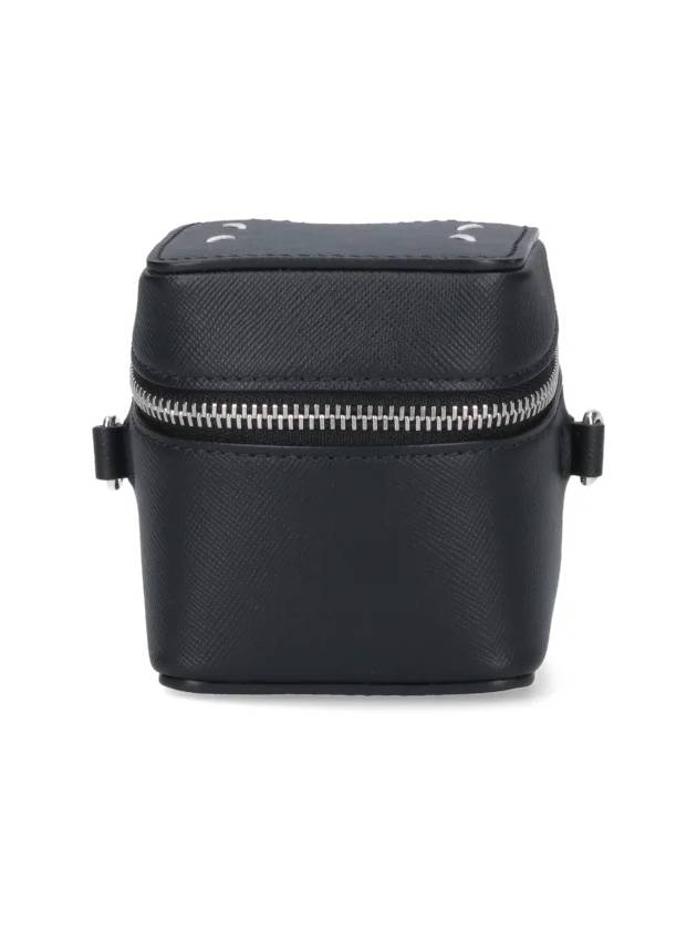 Four-Stitch Geometric Shoulder Bag Black - MAISON MARGIELA - BALAAN 2