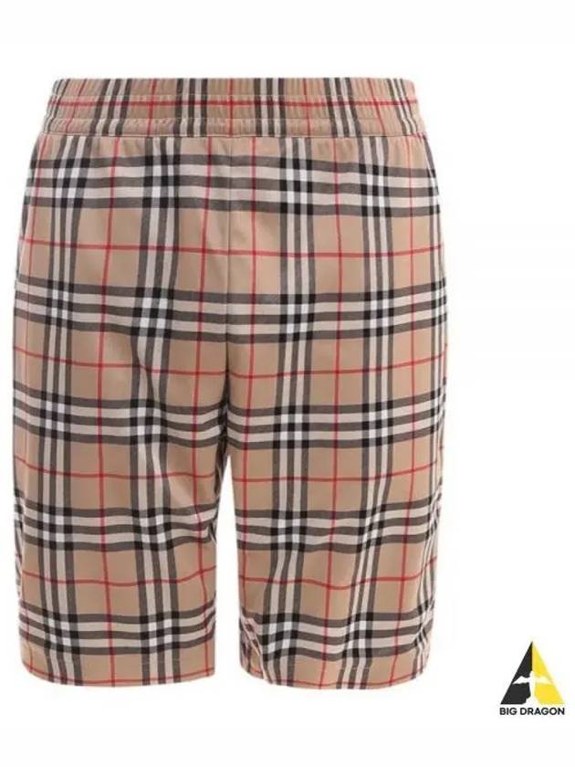 Vintage Check Technical Twill Shorts Beige - BURBERRY - BALAAN 2