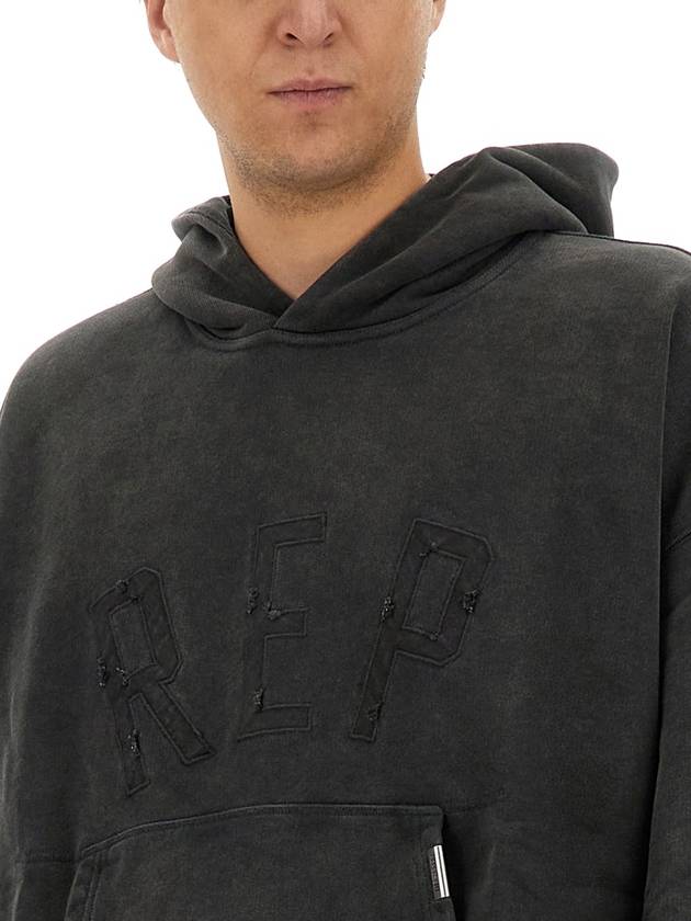 "REP APPLIQUE" SWEATSHIRT - REPRESENT - BALAAN 4