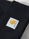 Men s Logo Patch Beanie Black I020222 - CARHARTT - BALAAN 3