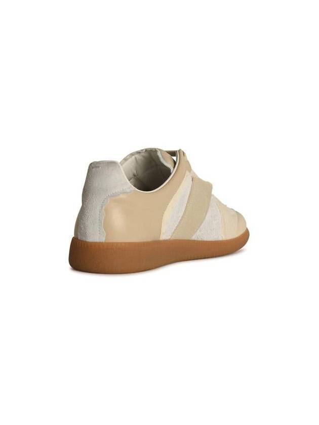 Maison Margiela 'Replica' Cream Suede Sneakers - MAISON MARGIELA - BALAAN 3