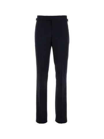 Men's Cotton Straight Pants Navy - VIVIENNE WESTWOOD - BALAAN 1