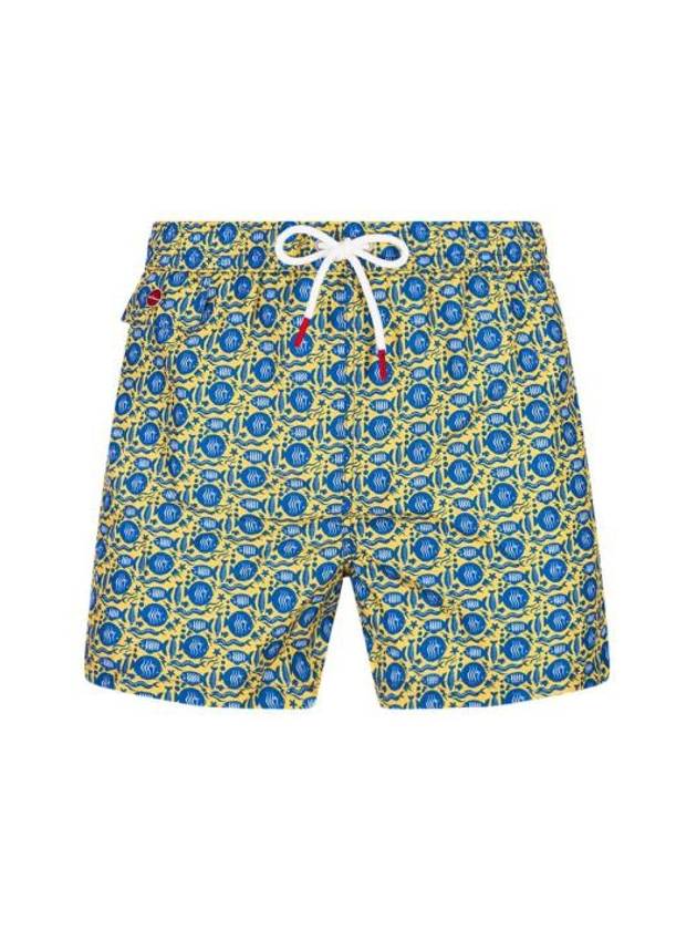 Swim Pants UCOM2CK0710D49 YELLOW - KITON - BALAAN 1