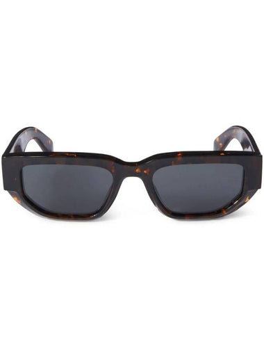 tortoiseshell effect sunglasses OERI115S24PLA0016007 - OFF WHITE - BALAAN 1