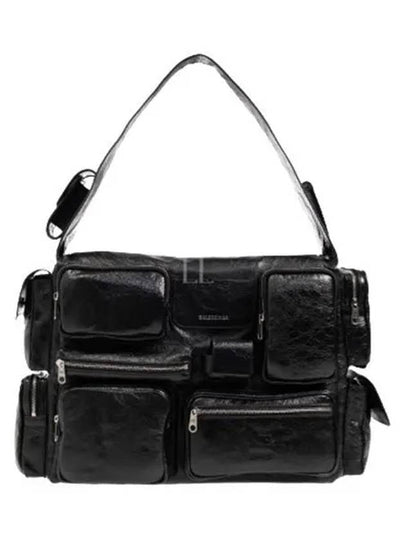 Superbusy Large Shoulder Bag Black - BALENCIAGA - BALAAN 2