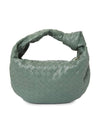 Teen Jodie Intrecciato Leather Tote Bag Green - BOTTEGA VENETA - BALAAN 5