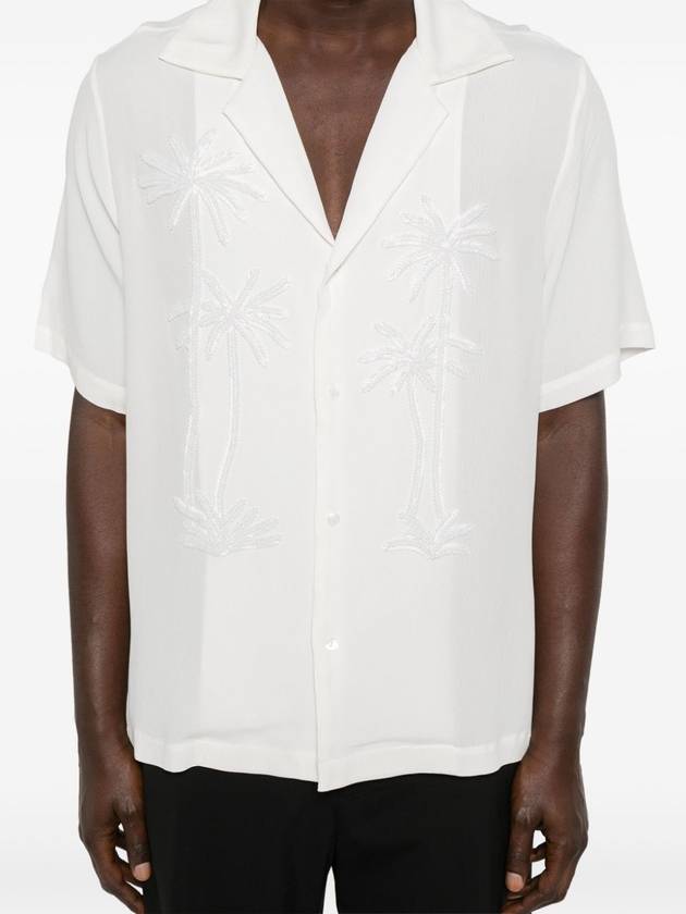 palm-tree embellished shirt - P.A.R.O.S.H. - BALAAN 6