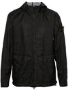 Membrana 3L TC Hooded Jacket Black - STONE ISLAND - BALAAN 1