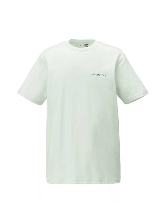 Graphic Short Sleeve T-Shirt Green - ONITSUKA TIGER - BALAAN 1