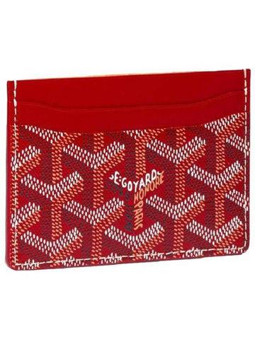 Saint-Sulpice card wallet red - GOYARD - BALAAN 1