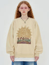 Golden West Sweatshirt Cream - UNALLOYED - BALAAN 1