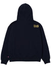 Men's Embroidery Logo Hoodie Navy - STOCKHOLM SYNDROME - BALAAN 3